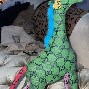New Gucci 🦒GG canvas giraffe 🦒 plush toy